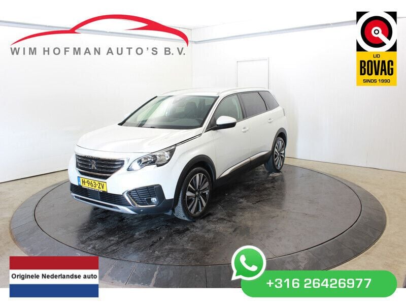 Wit Gebruikt 2020 Peugeot 5008 Premium MPV | € 20.940 (Eerlijke prijs) - Afbeelding 1/4