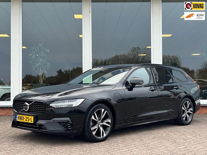 Zwart Gebruikt 2021 Volvo V90 R-Design Stationwagen | € 36.850 (Goede deal) - Afbeelding 1/4