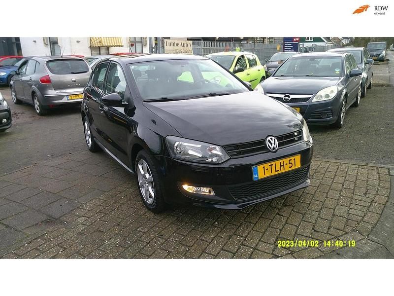 Zwart Gebruikt 2013 VW Polo Sportline Hatchback | € 6.950 (Super prijs) - Afbeelding 1/4