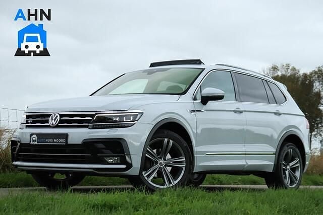 Wit Gebruikt 2018 VW Tiguan Allspace R-line SUV | € 27.995 (Eerlijke prijs) - Afbeelding 1/4