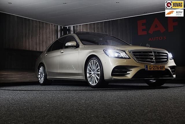 Grijs Gebruikt 2019 Mercedes S500 AMG line Sedan | € 67.950 - Afbeelding 1/3