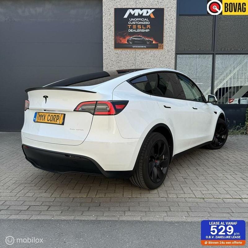 Wit Gebruikt 2022 Tesla Model Y Long Range SUV | € 32.999 (Eerlijke prijs) - Afbeelding 1/4