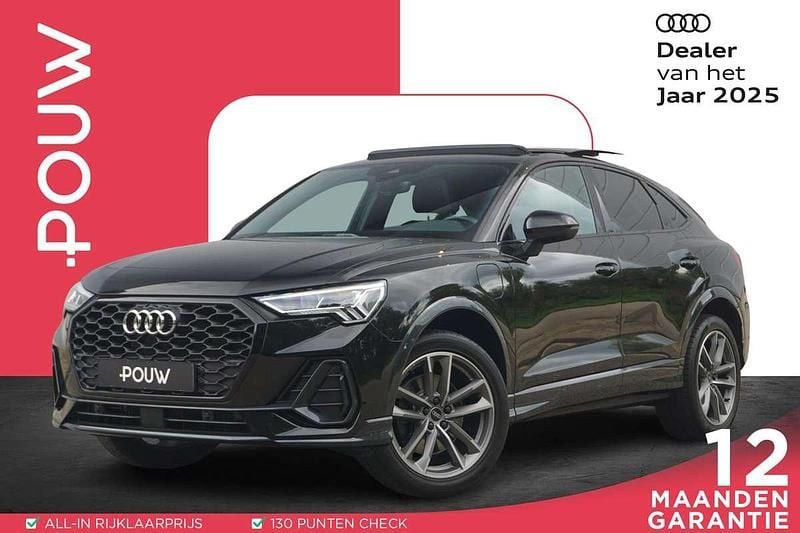 Zwart Gebruikt 2021 Audi Q3 Sportback S-Line SUV | € 43.900 (Eerlijke prijs) - Afbeelding 1/4