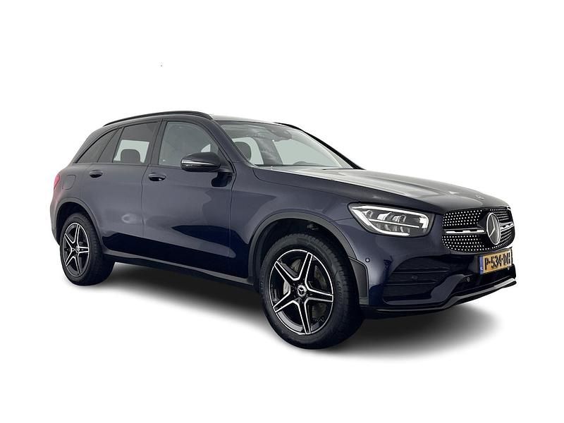 Blauw (metallic) Occasion 2022 Mercedes GLC300e Business SUV | € 28.945 (Super prijs) - Afbeelding 1/4