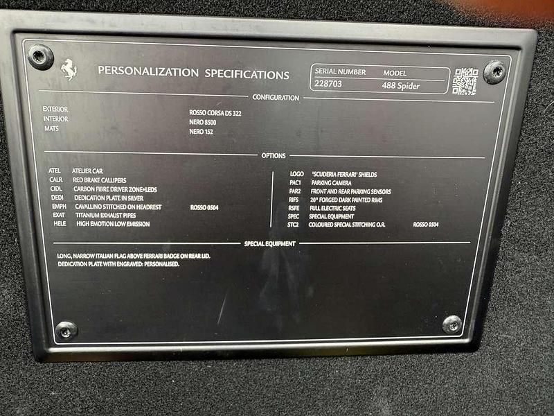 Occasion Ferrari 488 672 PK (494 kW) 2017 Rood Cabriolet