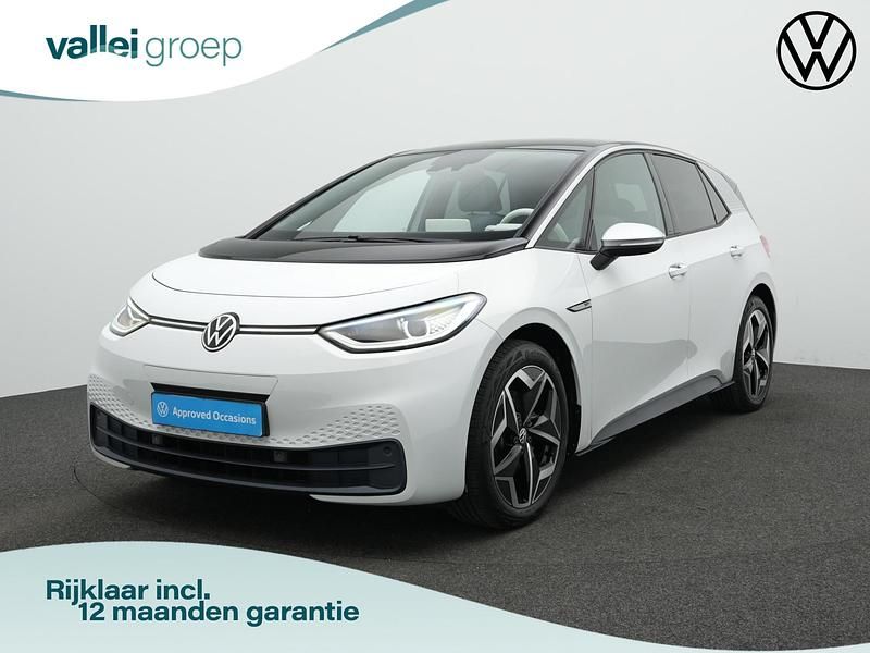 Wit Occasion 2021 VW ID.3 Pro Hatchback | € 22.900 (Iets duurder) - Afbeelding 1/4