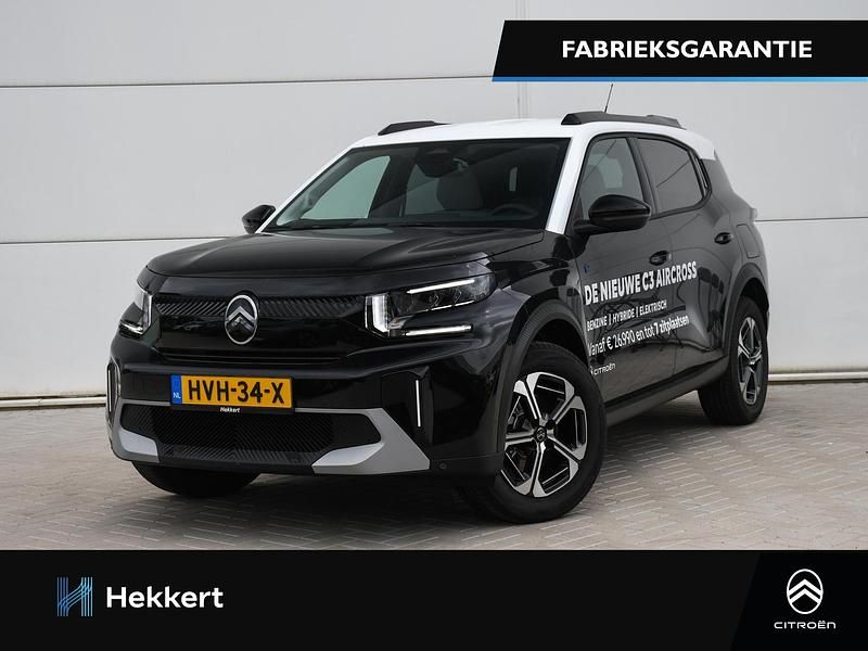 Zwart Nieuw 2025 Citroën e-C3 Aircross SUV | € 30.995 (Eerlijke prijs) - Afbeelding 1/4
