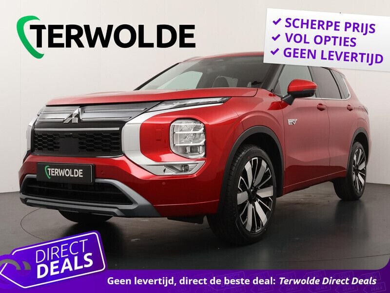 Rood Nieuw 2025 Mitsubishi Outlander P-HEV Instyle SUV | € 57.390 (Eerlijke prijs) - Afbeelding 1/4