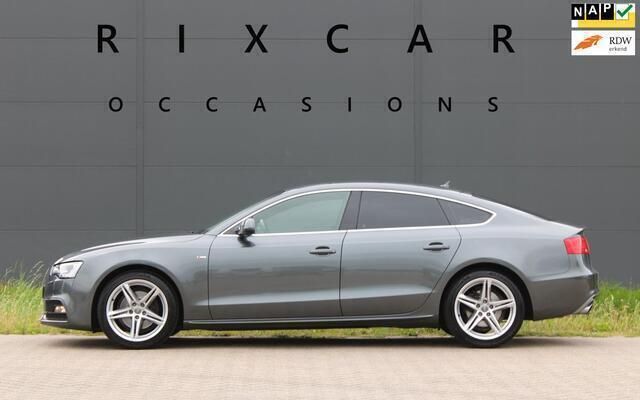 Grijs Gebruikt 2015 Audi A5 Sportback S-Line Hatchback | € 13.940 (Eerlijke prijs) - Afbeelding 1/4