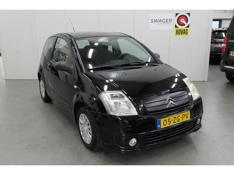 Zwart Gebruikt 2008 Citroën C2 Hatchback | € 2.995 (Duur) - Afbeelding 1/4