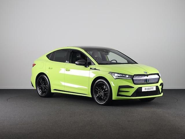 Occasion Skoda Enyaq iV RS 220 kW (300 PK) 2022 Groen SUV