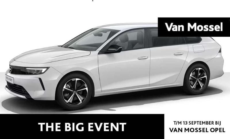 Wit Nieuw 2024 Opel Astra Business Stationwagen | € 35.398 (Super prijs) - Afbeelding 1/1