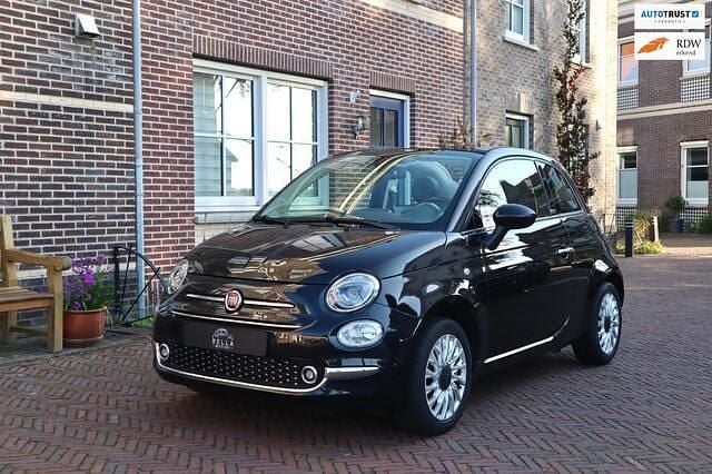 Zwart Gebruikt 2016 Fiat 500C Lounge Cabriolet | € 10.450 (Eerlijke prijs) - Afbeelding 1/4