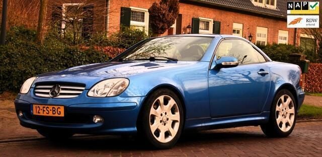 Blauw Gebruikt 2000 Mercedes SLK200 Cabriolet | € 3.950 (Goede deal) - Afbeelding 1/4