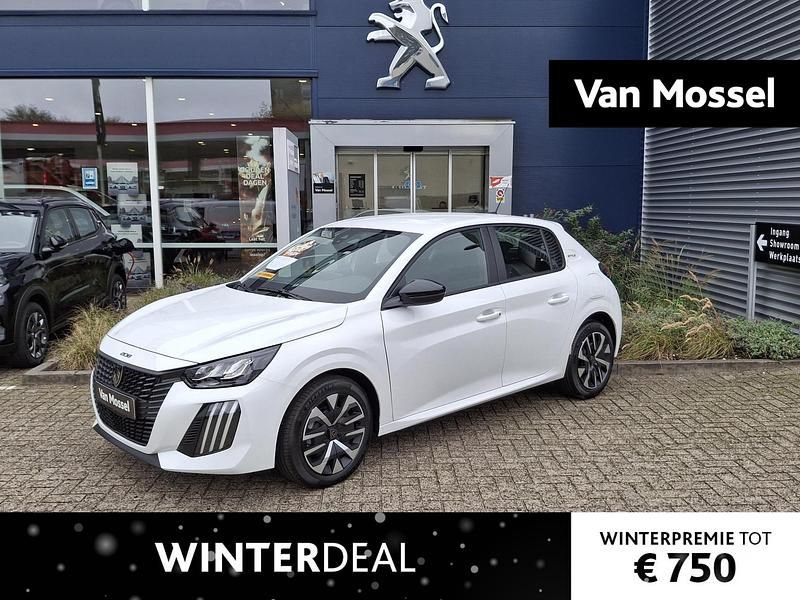 Wit Nieuw 2025 Peugeot 208 Style Hatchback | € 26.740 (Goede deal) - Afbeelding 1/3