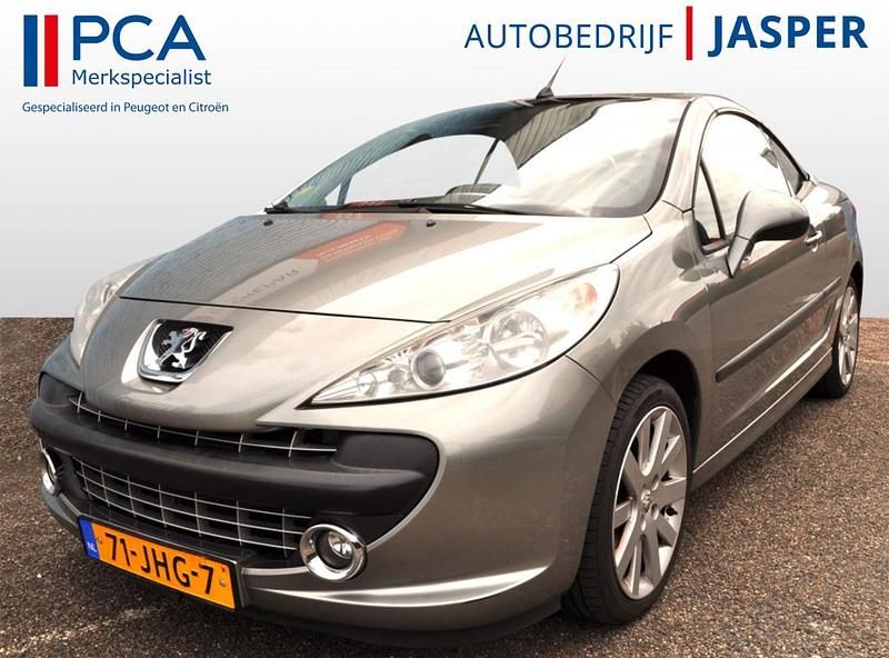 Grijs, metallic lak Gebruikt 2009 Peugeot 207 CC Cabriolet | € 3.850 (Eerlijke prijs) - Afbeelding 1/4