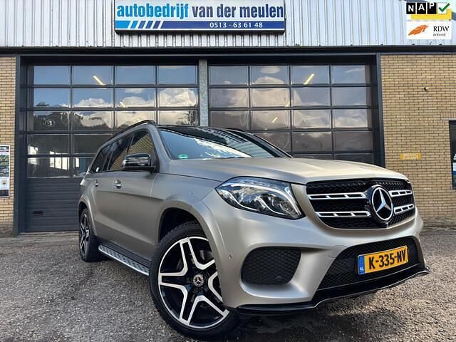 Beige Gebruikt 2018 Mercedes GLS350 AMG SUV | € 51.950 - Afbeelding 1/4
