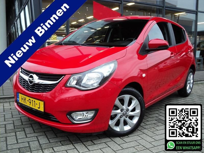 Rood Occasion 2015 Opel Karl Cosmo Hatchback | € 6.445 (Iets duurder) - Afbeelding 1/4