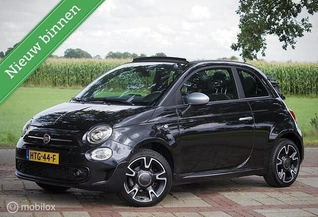 Occasion Fiat 500C Rockstar 69 PK (50 kW) 2021 Zwart Cabriolet