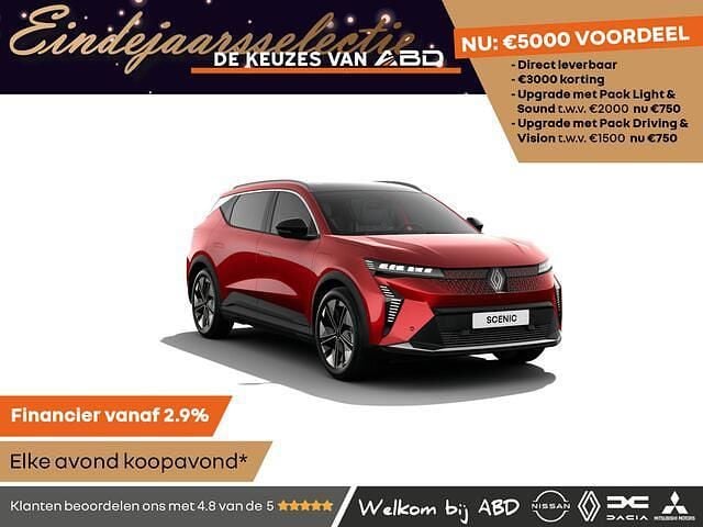 Rood Nieuw 2025 Renault Scenic E-Tech Techno SUV | € 43.790 (Super prijs) - Afbeelding 1/4