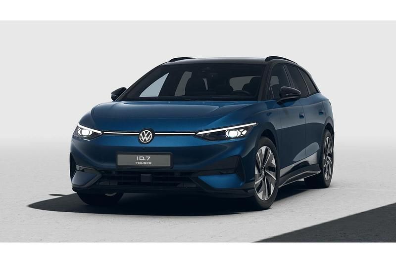 Aquamarine blue met zwart dak Nieuw 2025 VW ID.7 Pro Stationwagen | € 61.945 (Iets duurder) - Afbeelding 1/4