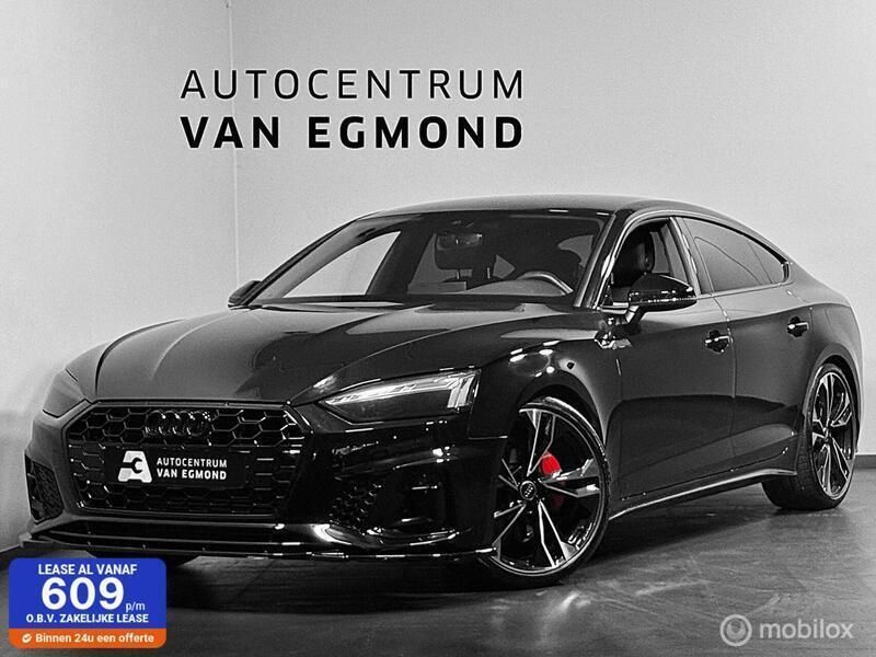 Zwart Gebruikt 2022 Audi A5 Sportback Competition Hatchback | € 45.999 (Duur) - Afbeelding 1/4