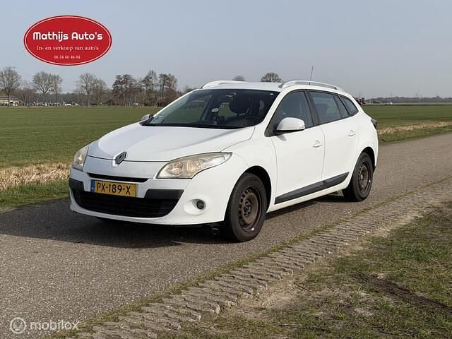 Occasion Renault Mégane GrandTour Dynamique 110 PK (80 kW) 2009 Wit Stationwagen