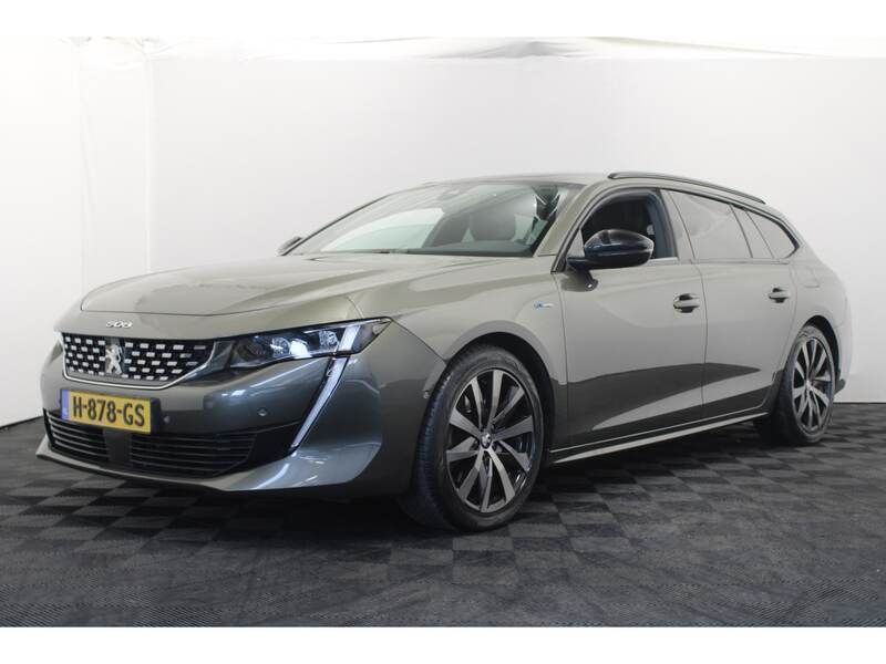Grijs Gebruikt 2020 Peugeot 508 GT-line Stationwagen | € 19.999 (Eerlijke prijs) - Afbeelding 1/4