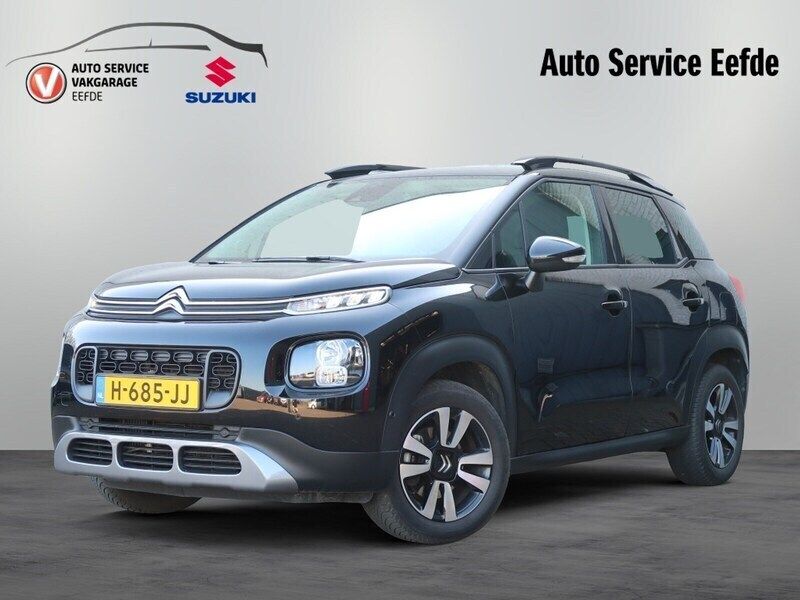Zwart Gebruikt 2019 Citroën C3 Aircross Shine SUV | € 13.899 (Eerlijke prijs) - Afbeelding 1/3
