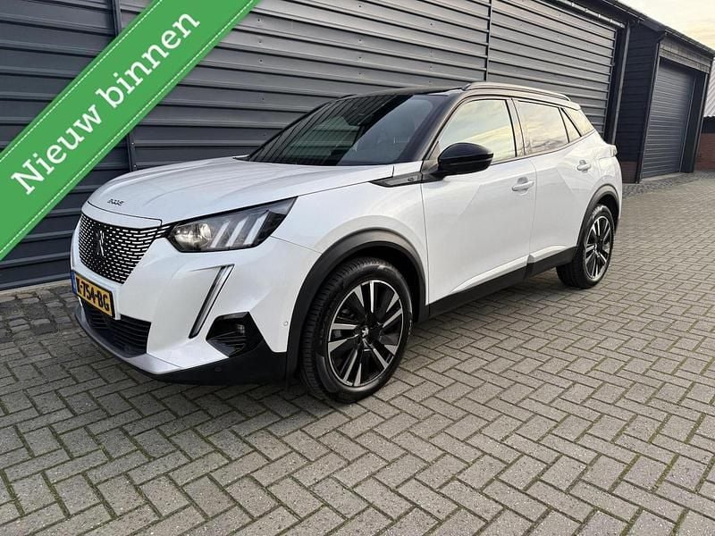 Wit (metallic) Gebruikt 2020 Peugeot e-2008 GTi SUV | € 13.995 (Goede deal) - Afbeelding 1/4