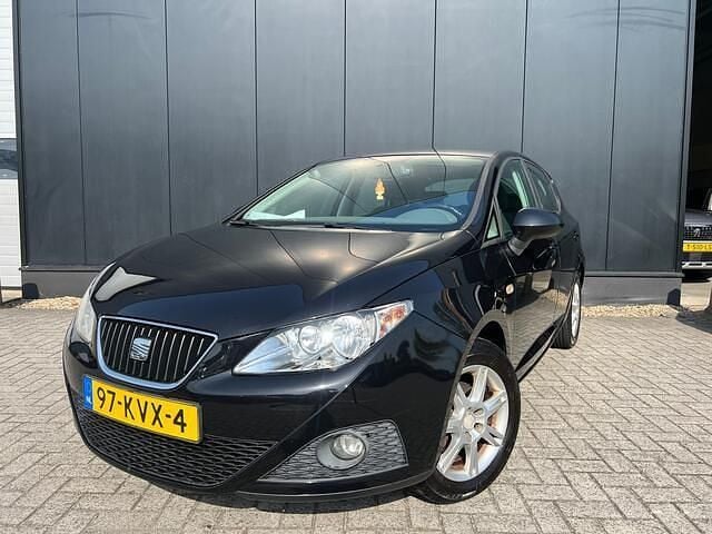 Zwart Gebruikt 2010 Seat Ibiza Style Hatchback | € 3.495 (Goede deal) - Afbeelding 1/4