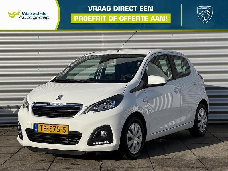 Wit Gebruikt 2018 Peugeot 108 Active Hatchback | € 7.940 (Goede deal) - Afbeelding 1/4