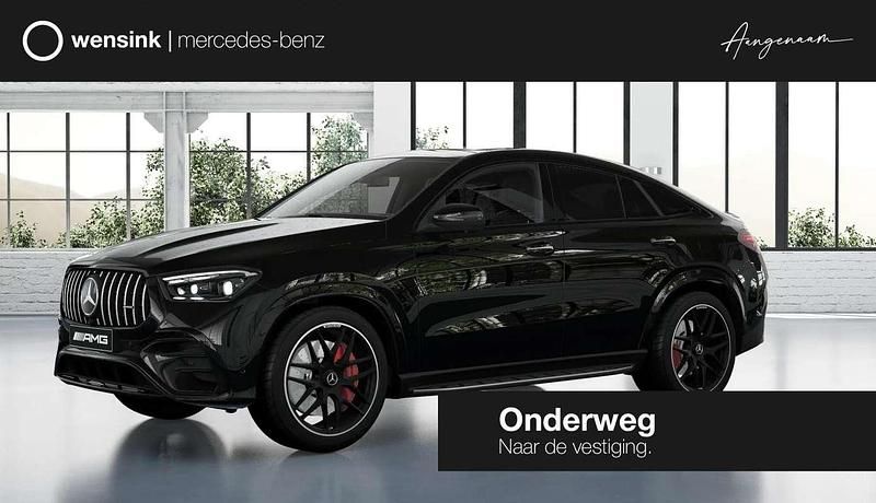Zwart, metallic lak Nieuw 2025 Mercedes GLE53 AMG Premium Plus Coupé | € 150.246 (Iets duurder) - Afbeelding 1/4