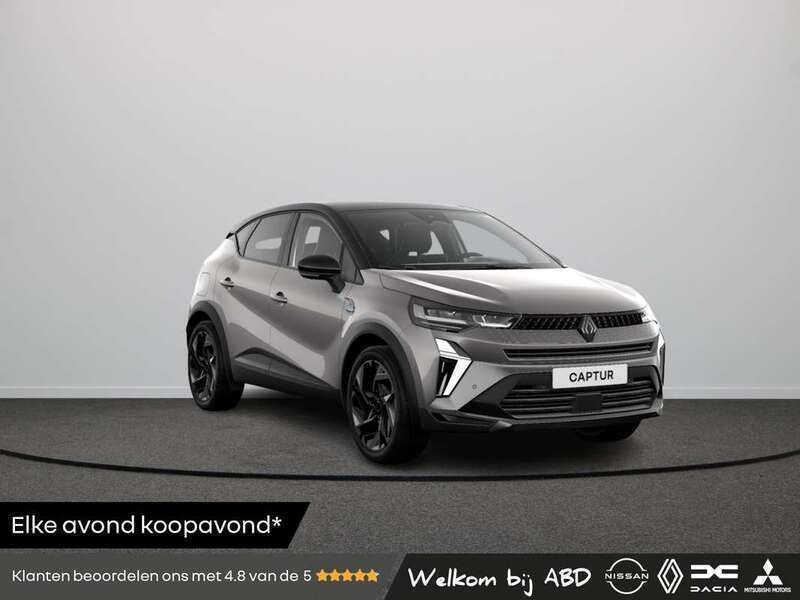 Gris cassiopée + dakkleur noir étoilé (grijs mica) Nieuw 2025 Renault Captur Esprit Alpine SUV | € 38.265 (Iets duurder) - Afbeelding 1/4