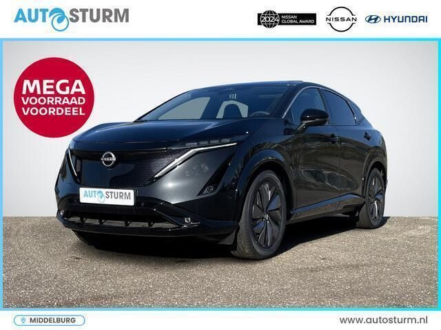 Zwart, metallic lak Nieuw 2024 Nissan Ariya SUV | € 46.887 (Iets duurder) - Afbeelding 1/4