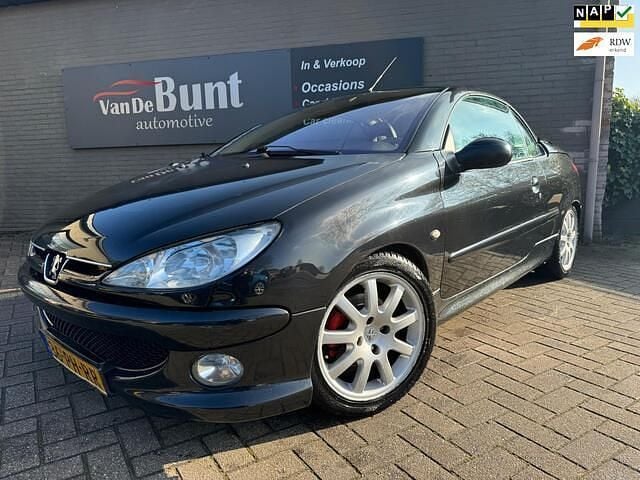 Occasion Peugeot 206 CC 136 PK (100 kW) 2004 Zwart Cabriolet