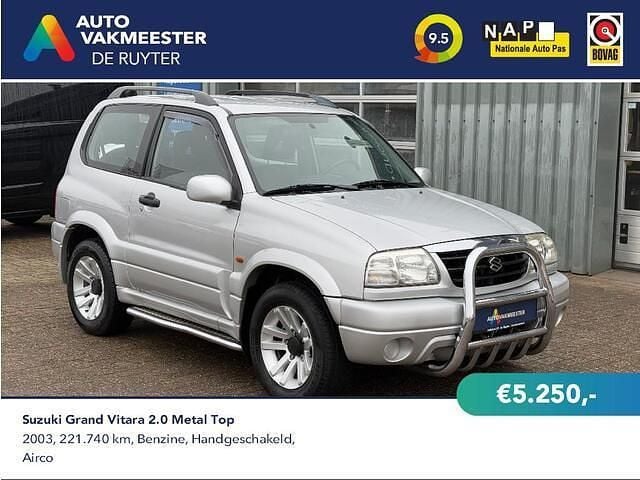 Grijs Gebruikt 2003 Suzuki Grand Vitara SUV | € 5.250 (Goede deal) - Afbeelding 1/4