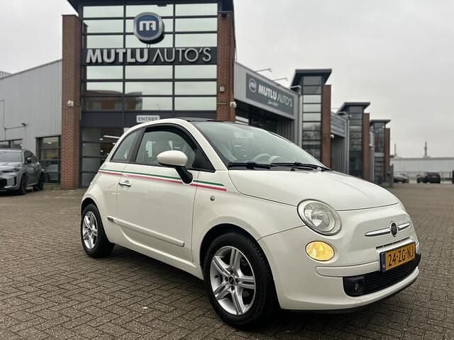 Wit Gebruikt 2008 Fiat 500 Pop Hatchback | € 3.990 (Goede deal) - Afbeelding 1/4