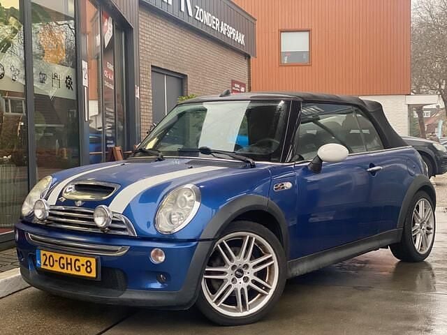 Blauw Occasion 2008 Mini Cooper S Cabriolet Chili Cabriolet | € 4.950 (Super prijs) - Afbeelding 1/4