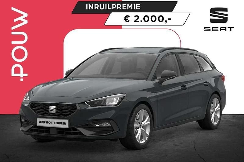 Blauw Nieuw 2025 Seat Leon Style Stationwagen | € 38.750 (Duur) - Afbeelding 1/4