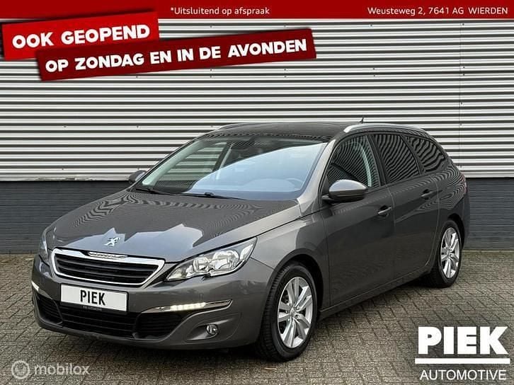 Grijs Occasion 2017 Peugeot 308 SW Stationwagen | € 5.999 (Super prijs) - Afbeelding 1/3