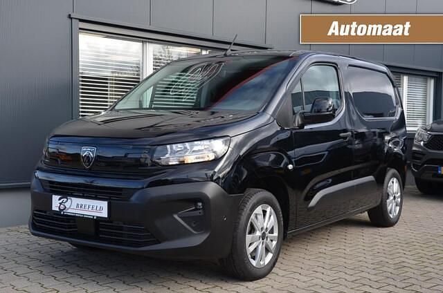 Zwart Gebruikt 2024 Peugeot Partner Van | € 21.850 (Duur) - Afbeelding 1/4