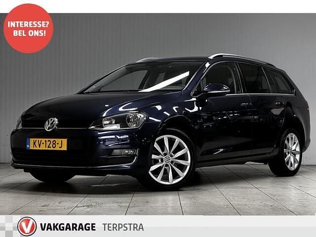 Blauw (metallic) Gebruikt 2016 VW Golf VII S Stationwagen | € 8.995 (Goede deal) - Afbeelding 1/4