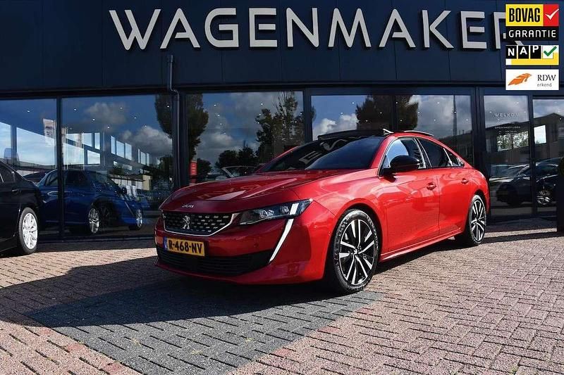 Rood Gebruikt 2022 Peugeot 508 Business-Line Hatchback | € 21.950 (Eerlijke prijs) - Afbeelding 1/4