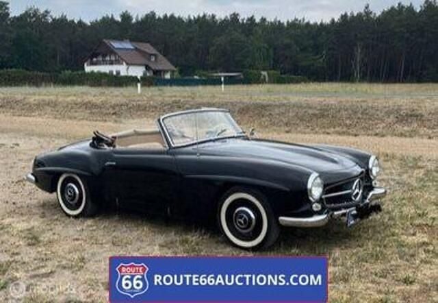 Zwart Gebruikt 1955 Mercedes 190 Cabriolet | € 64.700 - Afbeelding 1/4