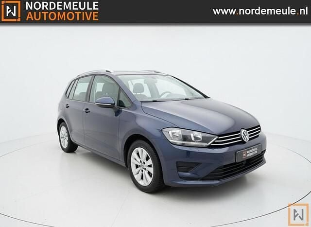 Blauw Occasion 2014 VW Golf Sportsvan Highline MPV | € 12.800 (Eerlijke prijs) - Afbeelding 1/4