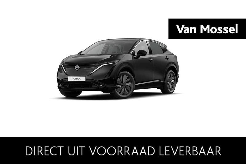 Zwart Nieuw 2025 Nissan Ariya Evolve SUV | € 48.390 (Eerlijke prijs) - Afbeelding 1/4