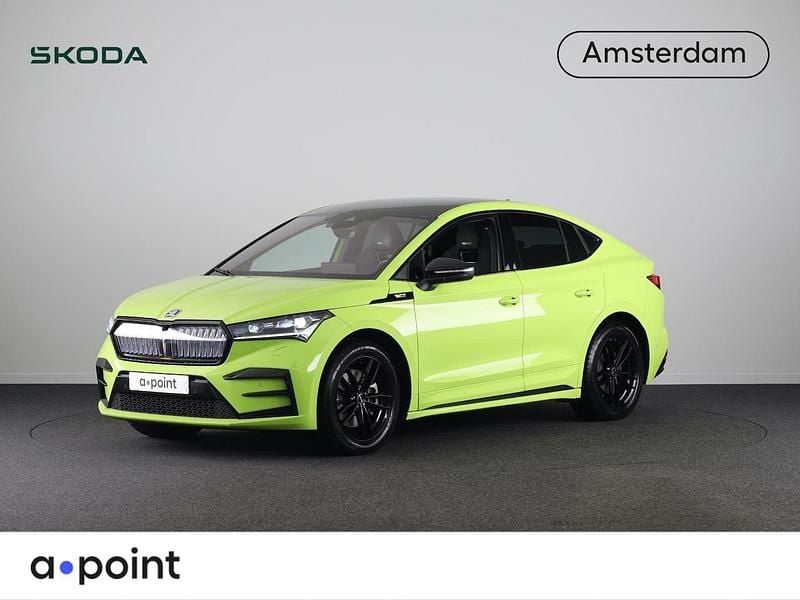 Groen Gebruikt 2022 Skoda Enyaq iV RS SUV | € 34.849 (Iets duurder) - Afbeelding 1/4