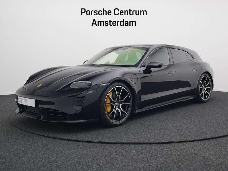 Zwart, metallic lak Gebruikt 2024 Porsche Taycan Turbo S Sport Turismo Sedan | € 139.950 - Afbeelding 1/4
