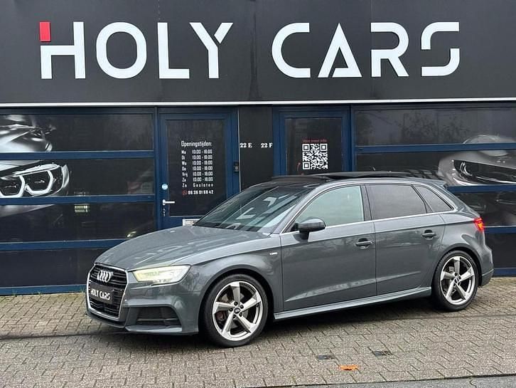 Grijs Gebruikt 2018 Audi A3 S-Line Hatchback | € 15.950 (Eerlijke prijs) - Afbeelding 1/4